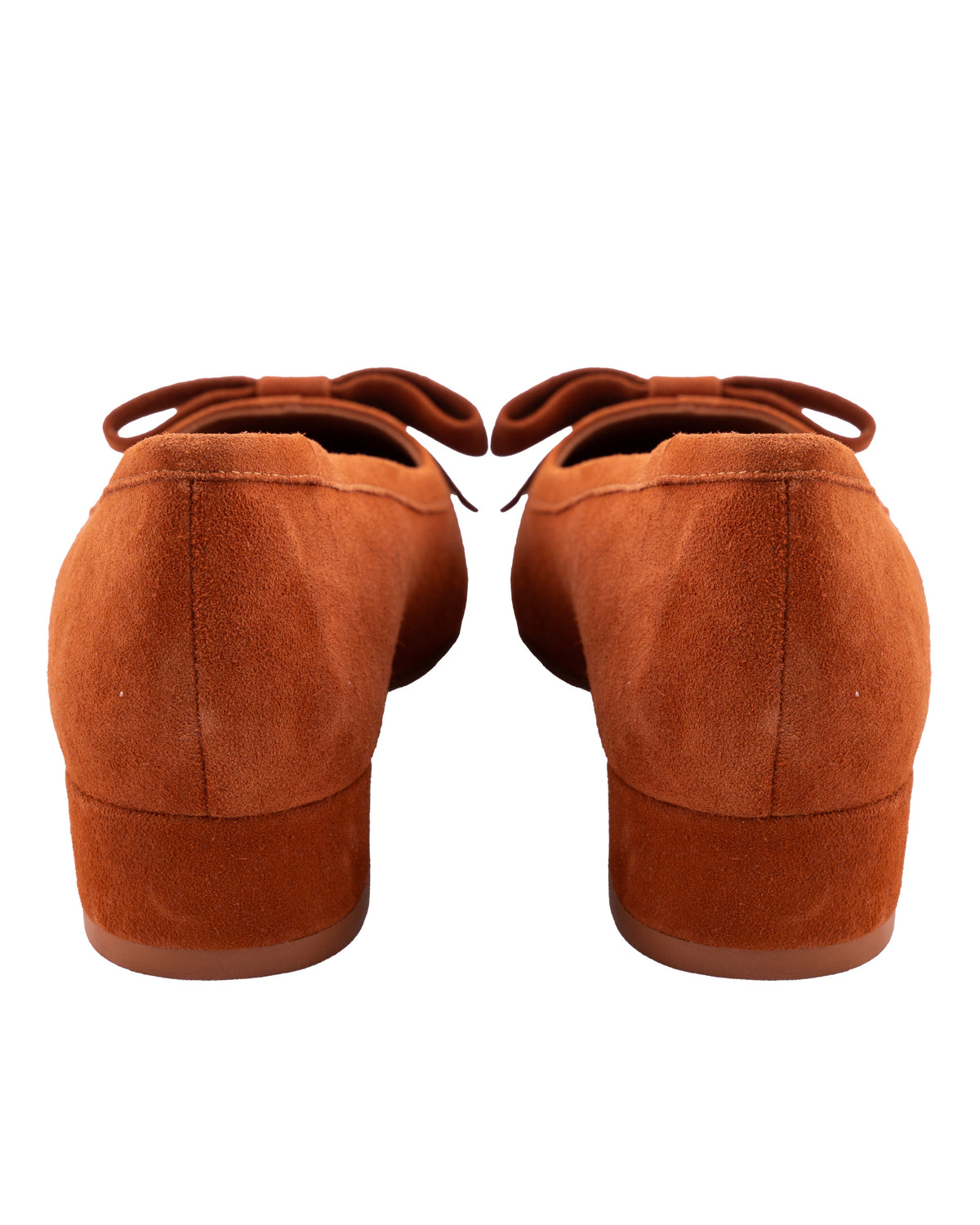 Arco Front Bow Pump Shoes, Tan — 03 back