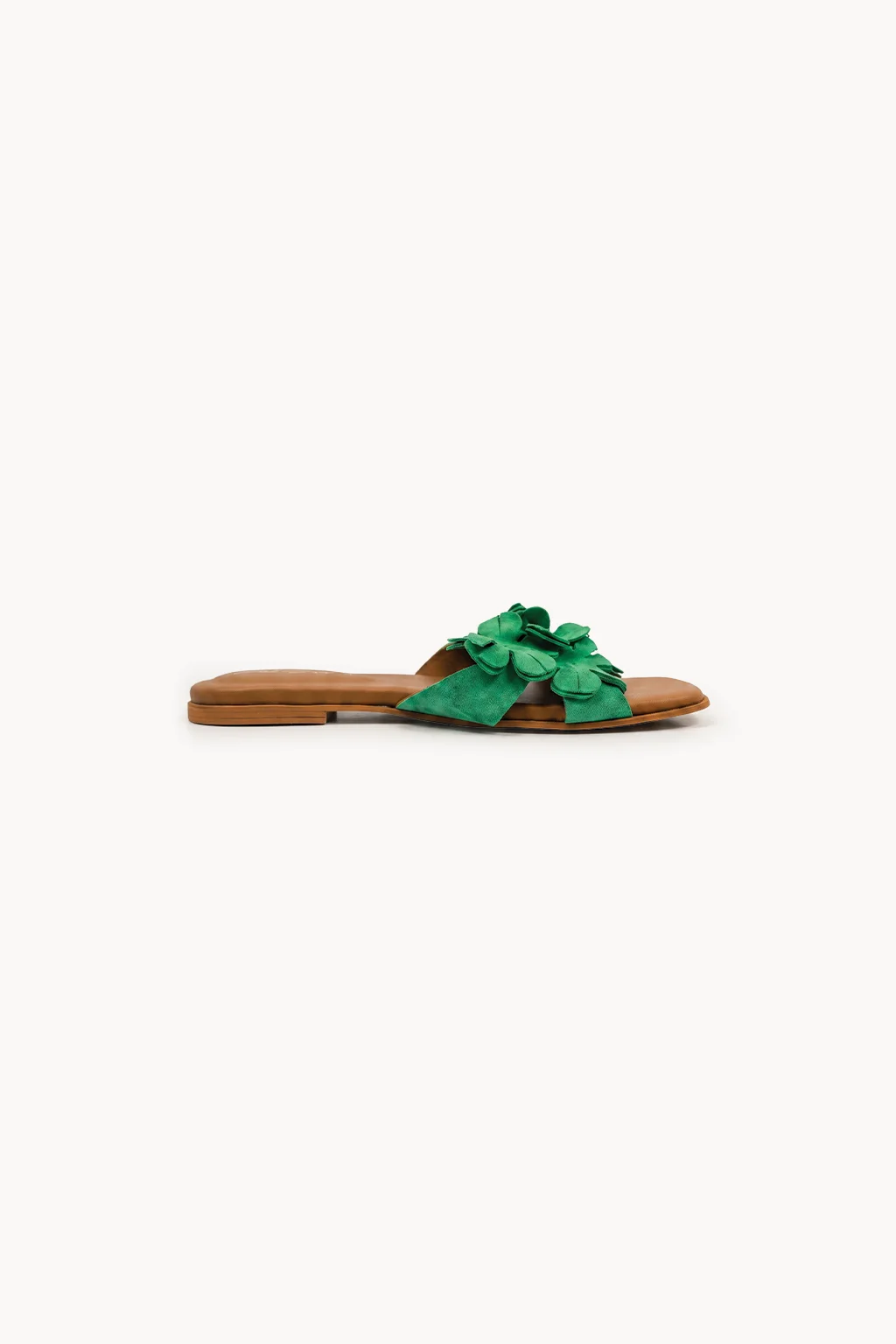 Smeraldo Fiorito Slide, Green — 03 side profile