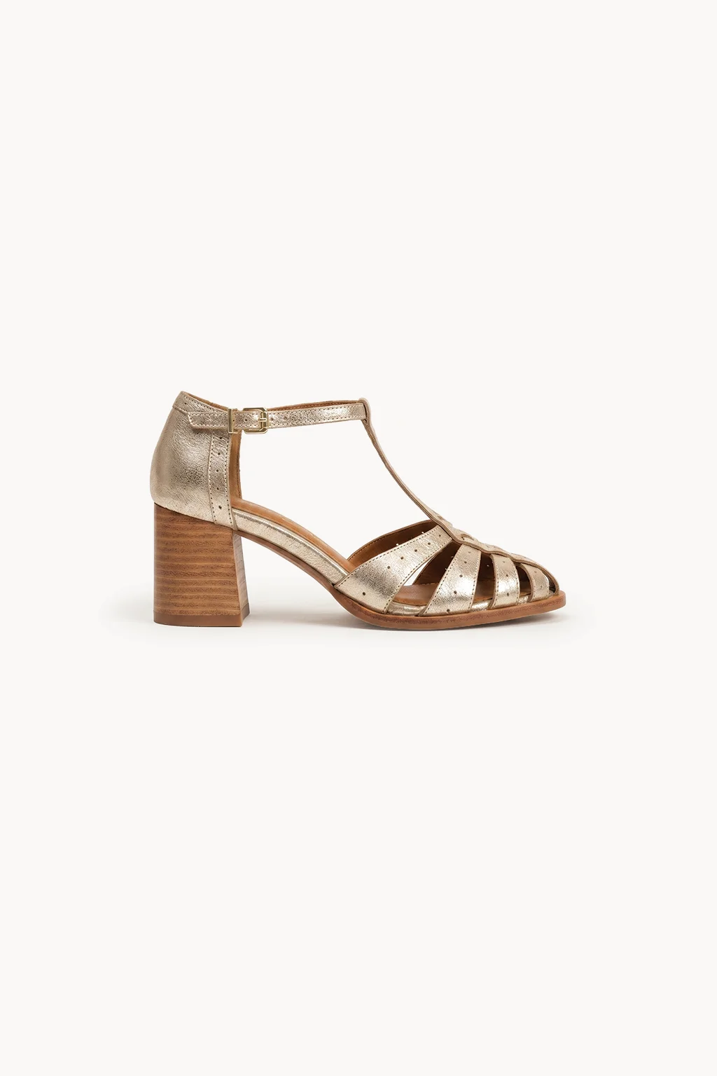 Bella Milano Sandal, Silver — 03 side profile