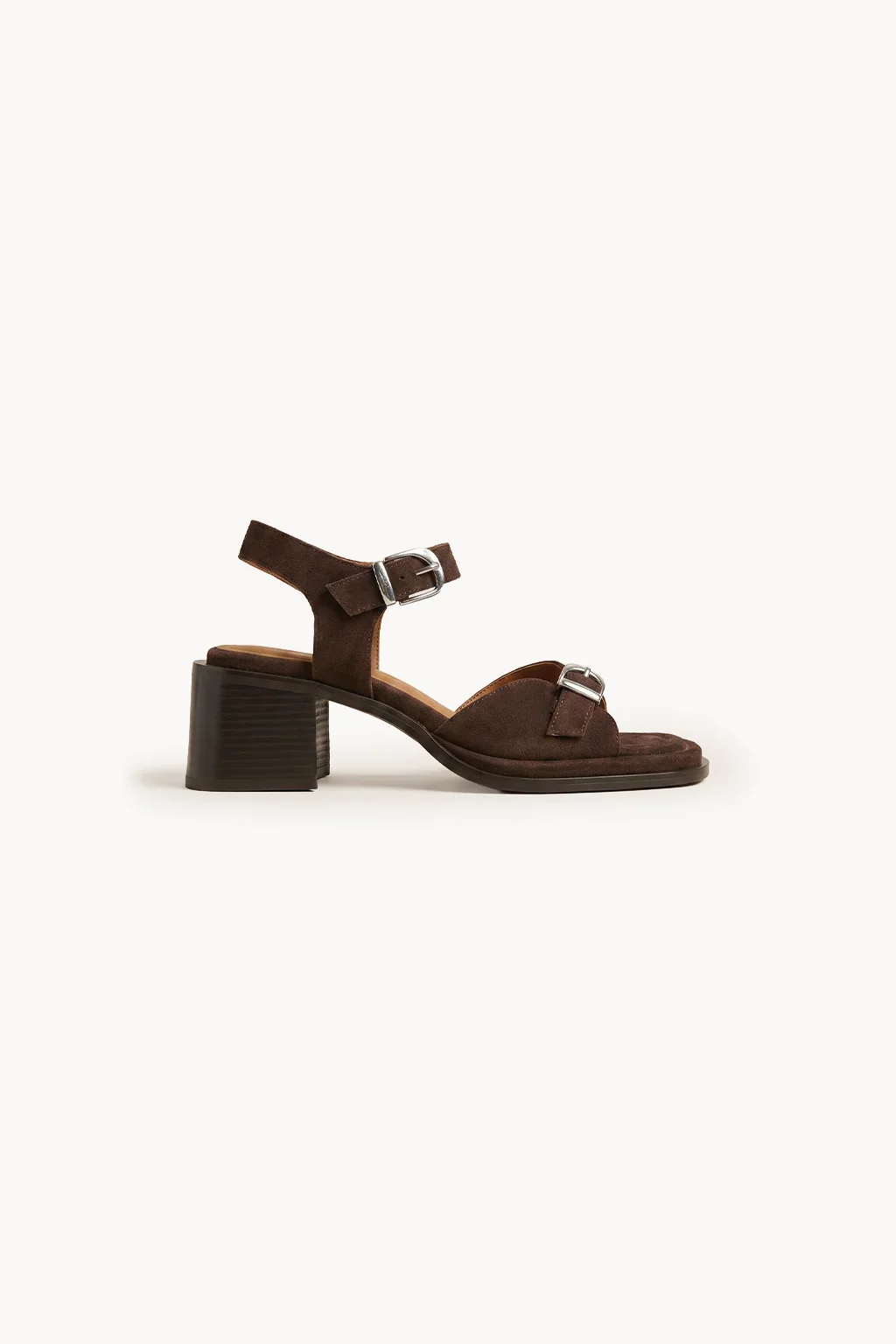 Luce Oro Sling Sandal, Deep Brown — 03 side profile