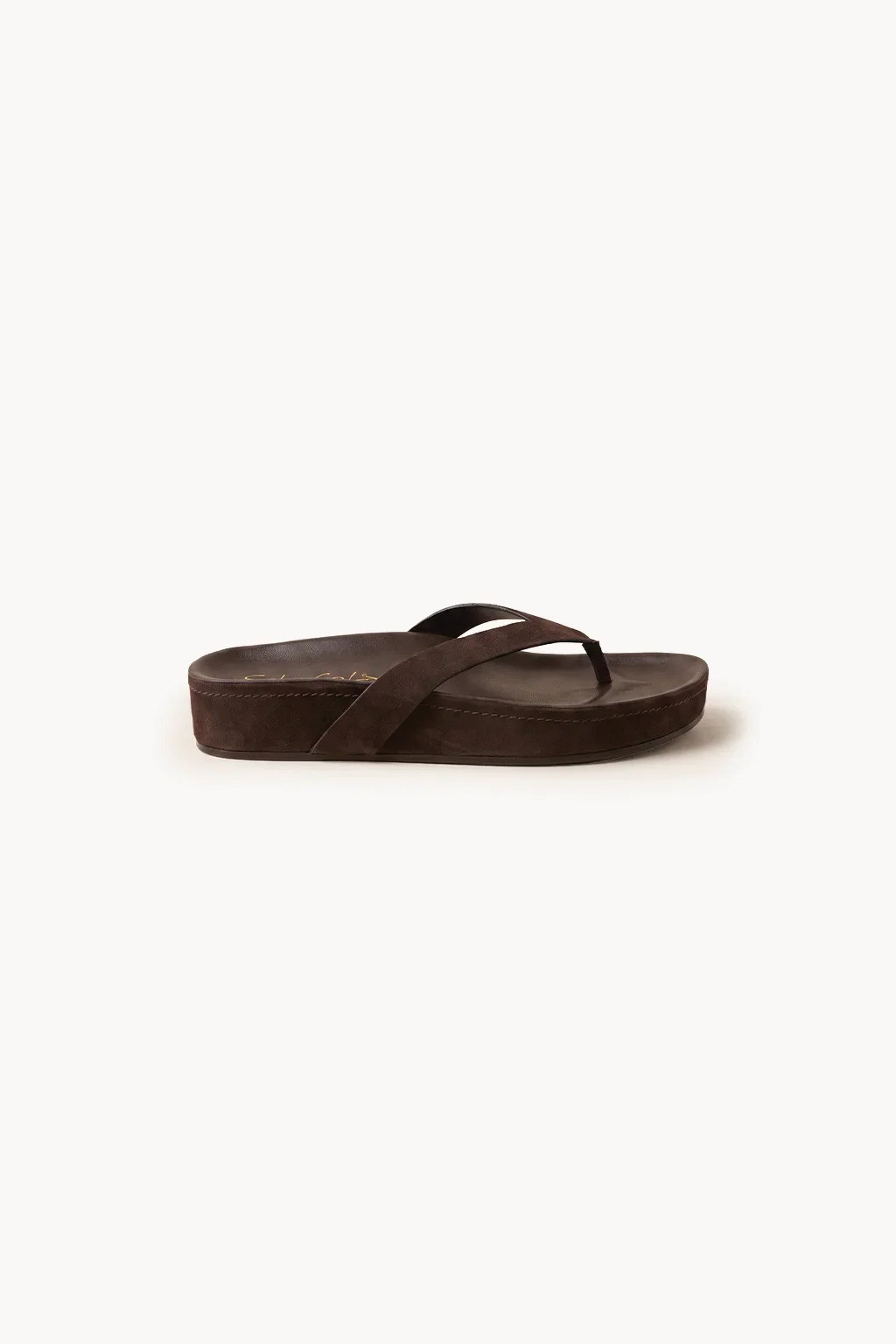 Brisa Eclipse Sandal, Dark Brown — 03 side profile