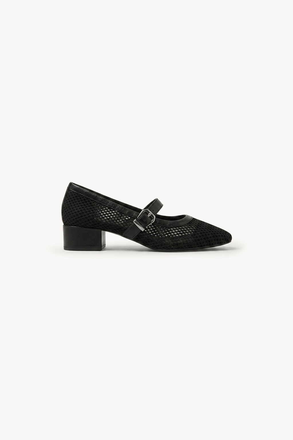 Bellissima Mary Jane Heel, Black — 03 side profile