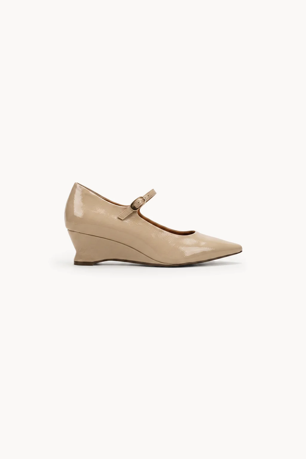 Luz de Ibiza Mary Jane, Beige — 03 side profile