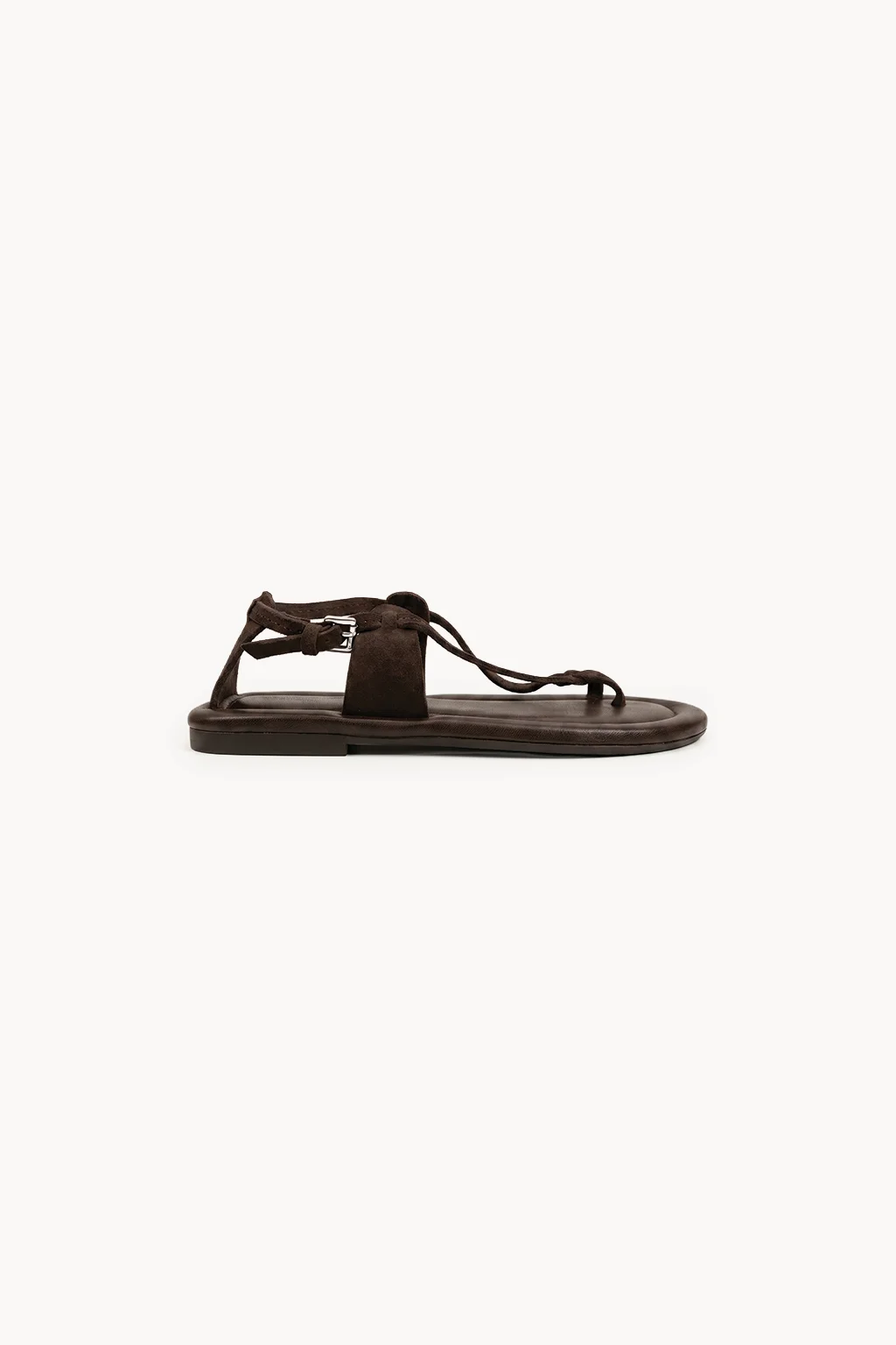 Ebano Real Sandal, Brown — 03 side profile