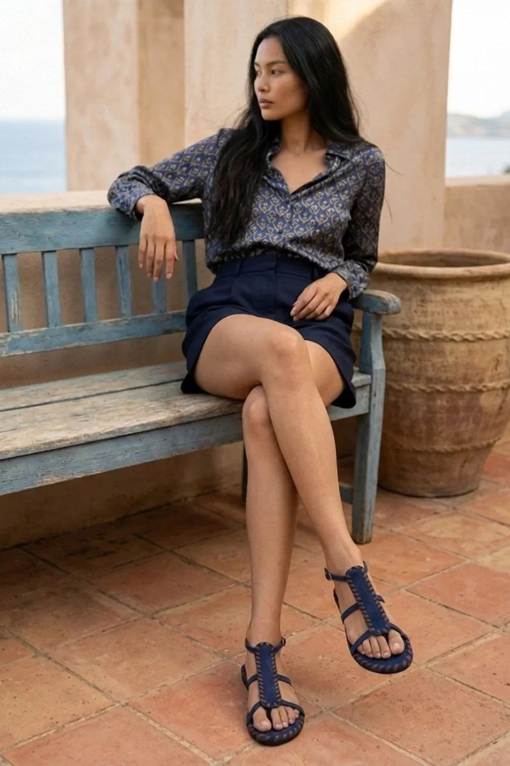 Zafiro de Marbella, Blue — 07 on model