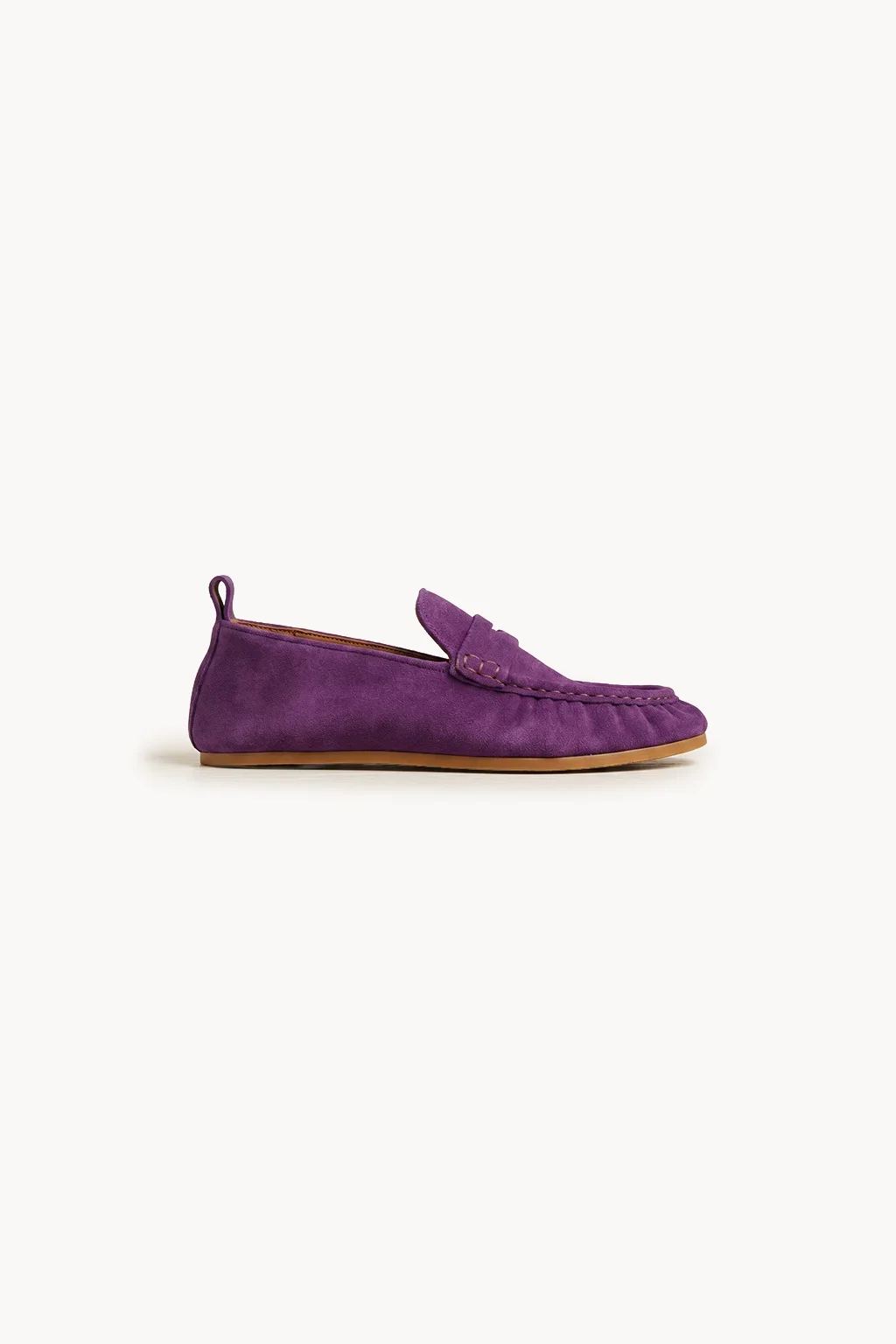 Zafiro Violeta Loafer, Purple — 03 side profile