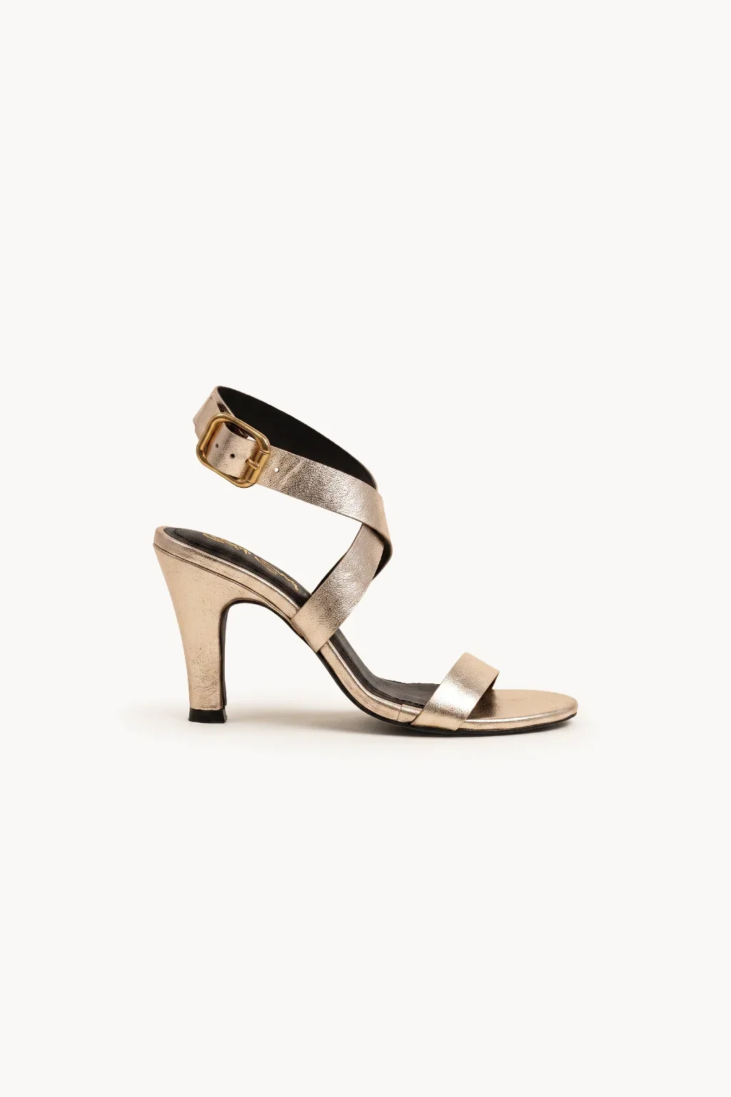 Sevilla Cruz Stiletto, Pale Gold — 03 side profile