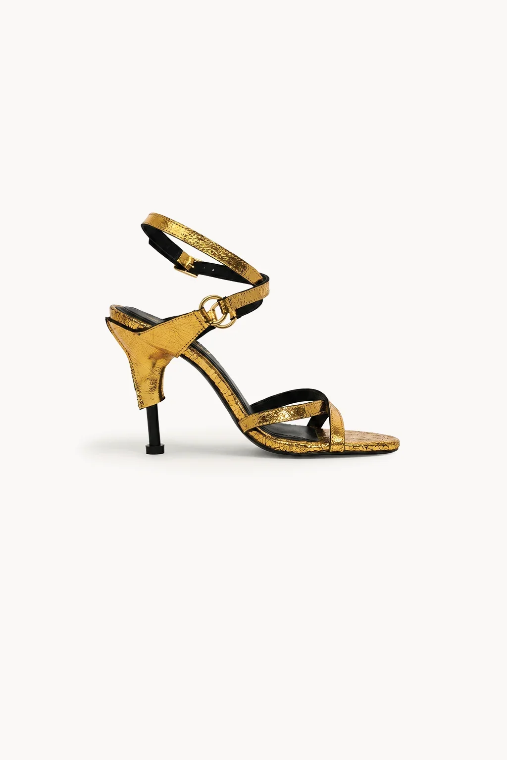 Costa del Sol Sandal, Gold — 03 side profile
