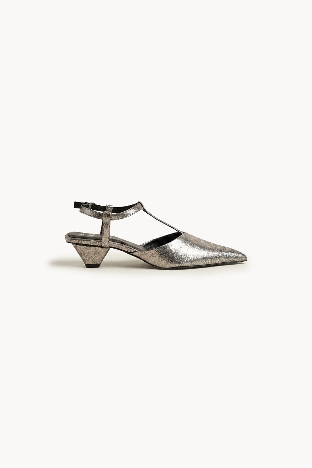 Argento Milano Slingback, Silver — 03 side profile