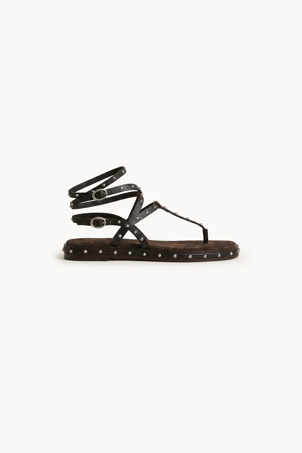 Marbella Gladiadora Sandal, Brown — 03 side profile