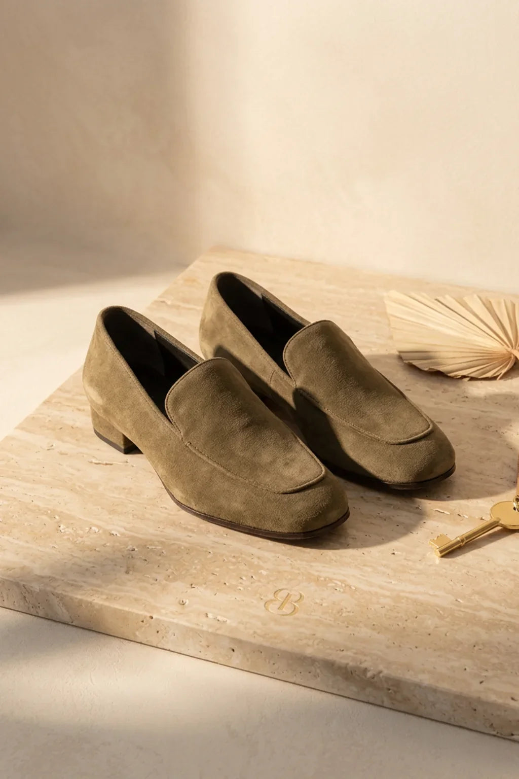 Valeria Muse Loafer, Taupe — 08 styled