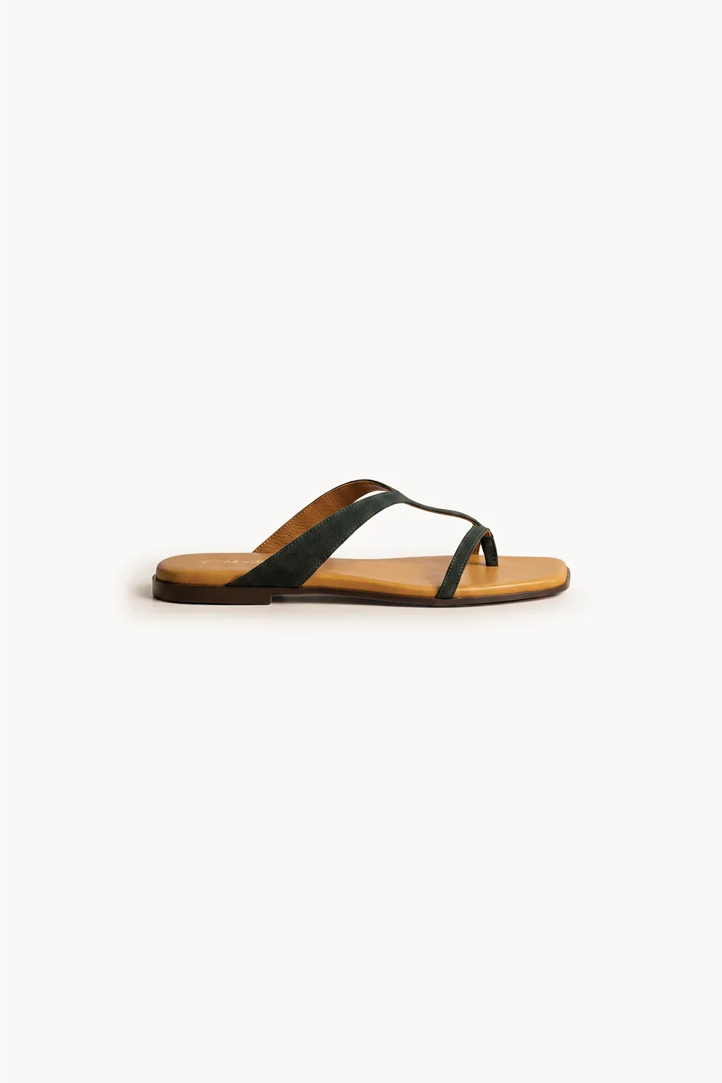 Marbella Infradito Sandal, Green — 03 side profile