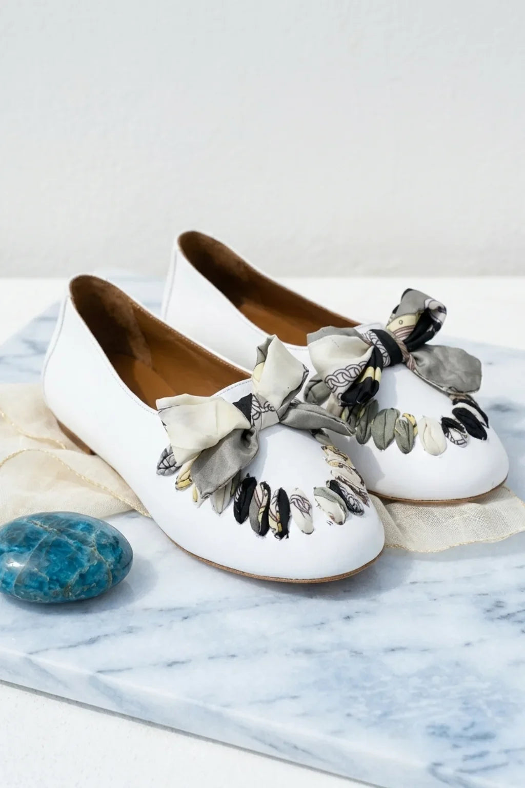 Alma Blanca Ballerina, Off White — 08 styled