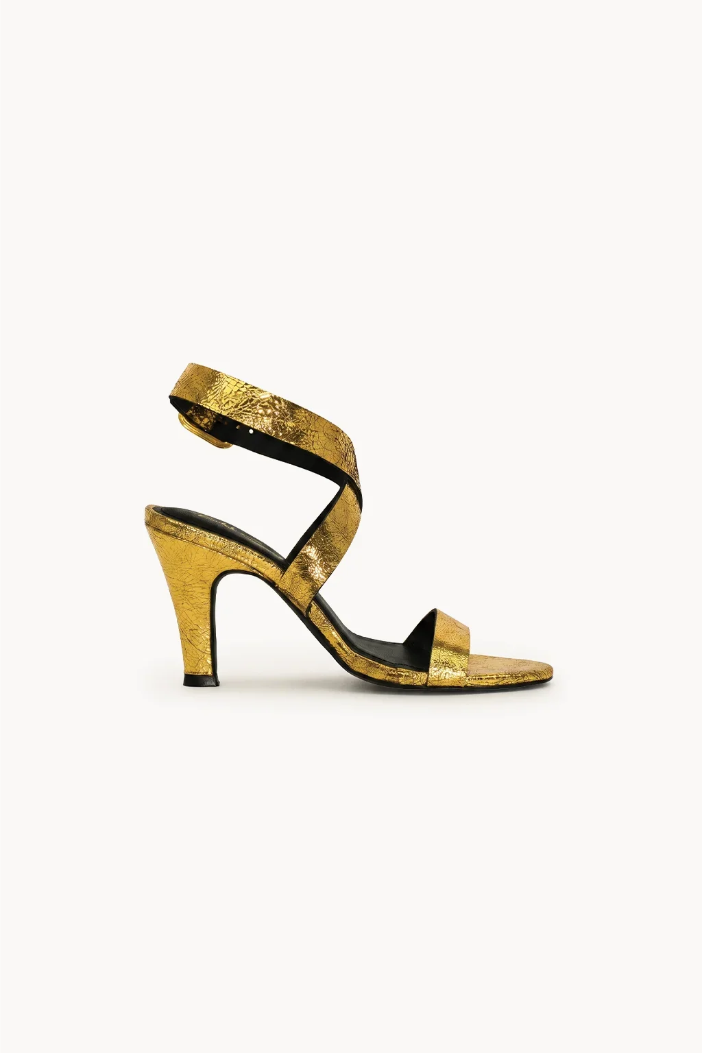 Sevilla Cruz Stiletto, Antique Gold — 03 side profile