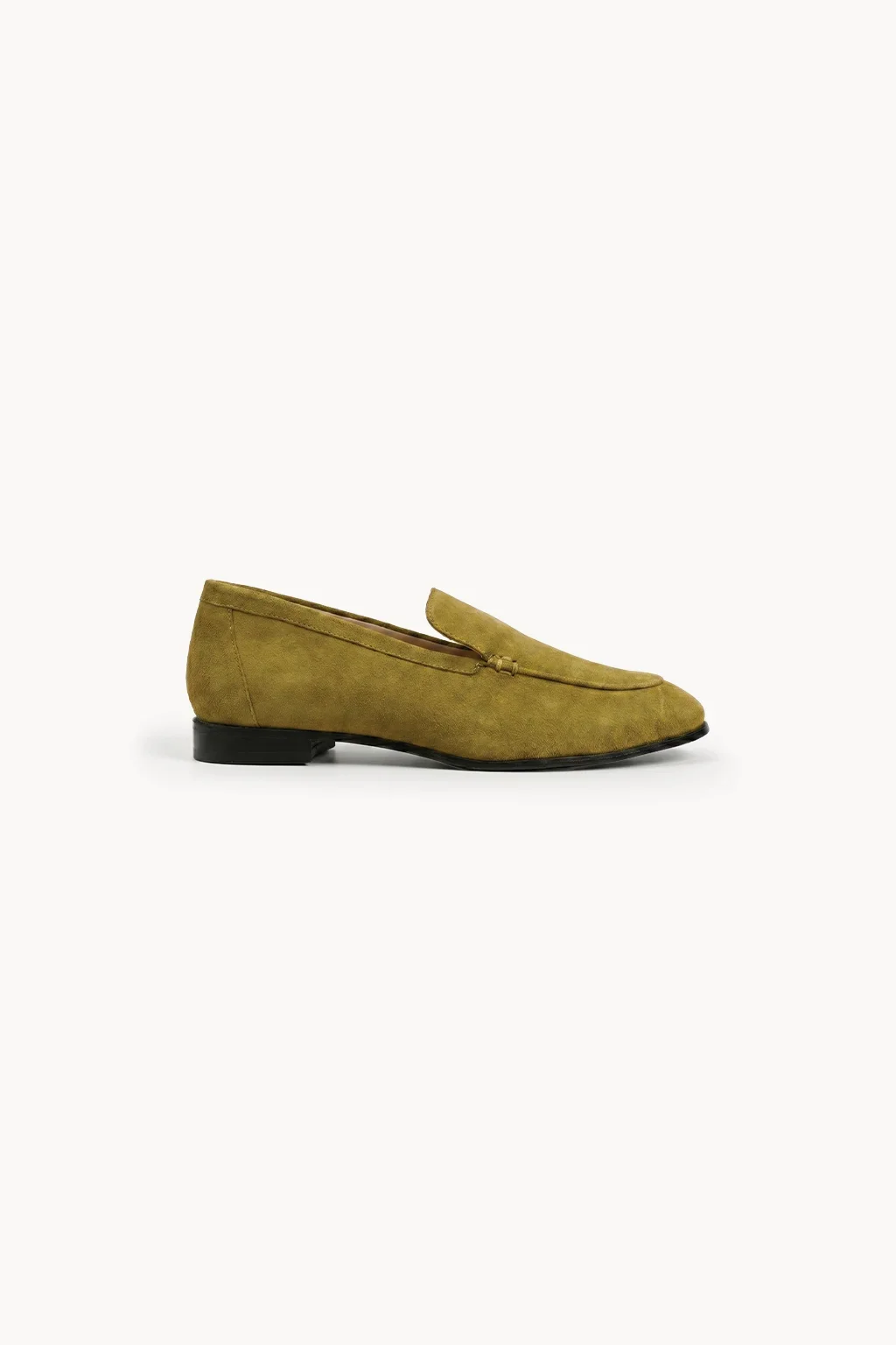 Smeraldo Eleganza Loafer, Olive — 03 side profile