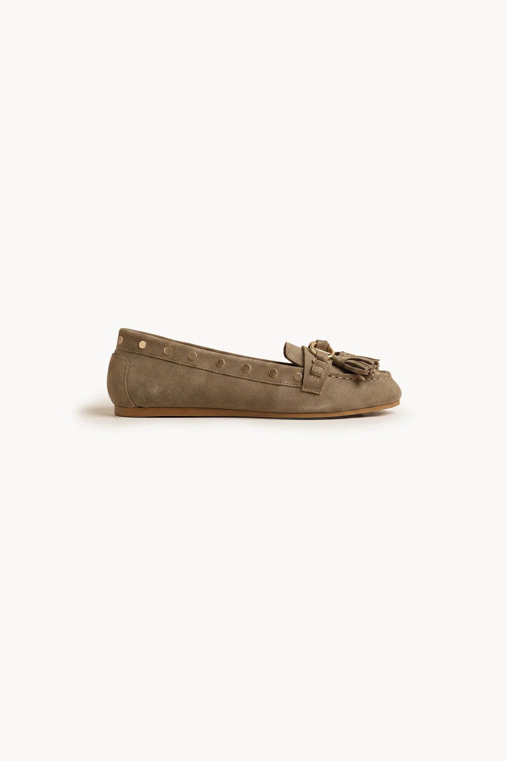 Intrecciato Aureo Loafer, Beige — 03 side profile