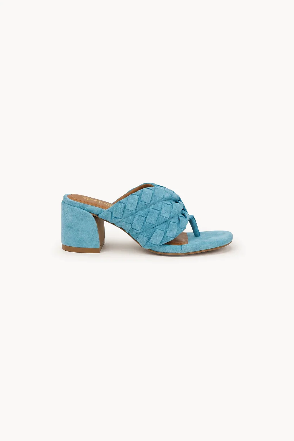 Senora Atelier Sandal, Turquoise — 03 side profile