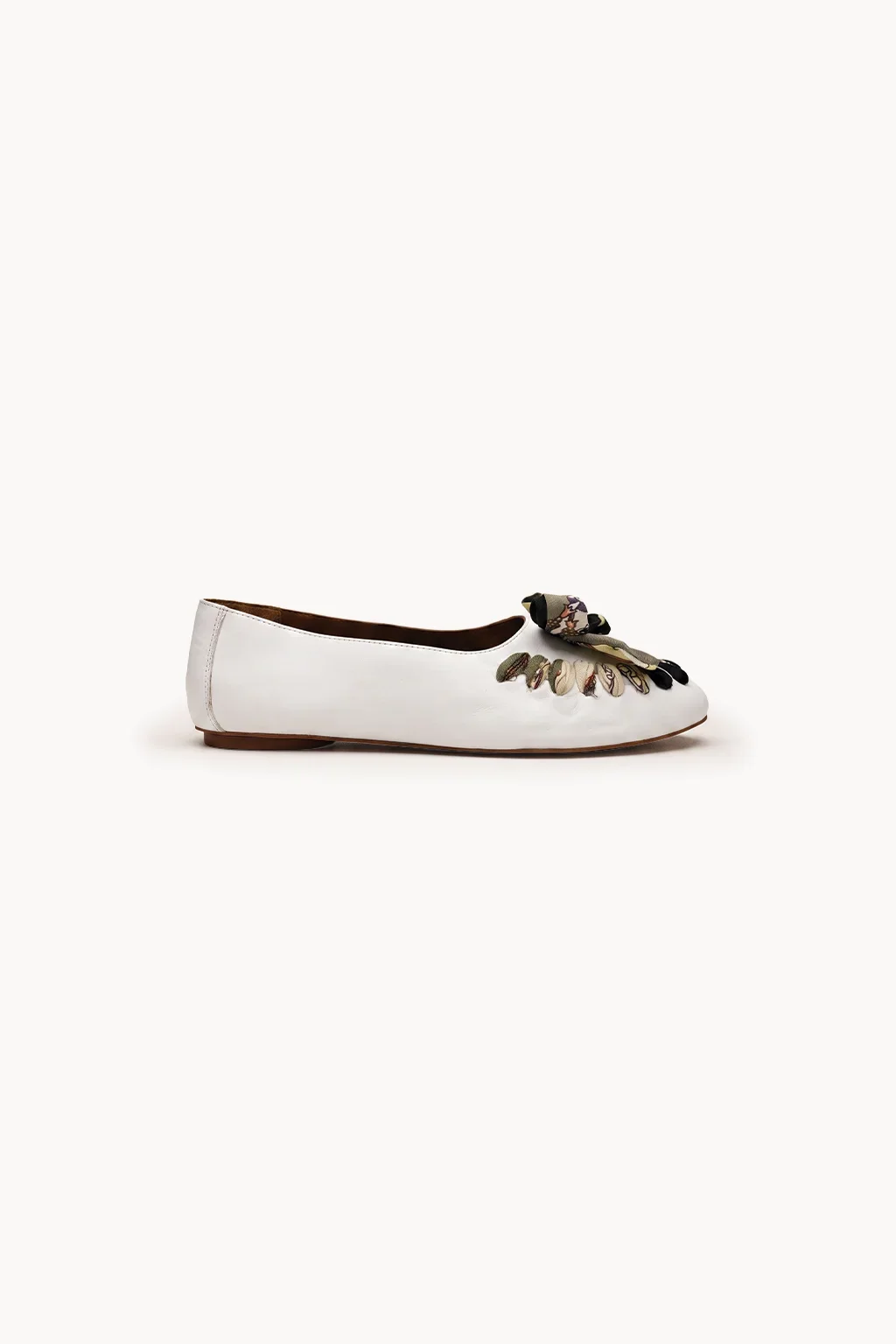 Alma Blanca Ballerina, Off White — 03 side profile