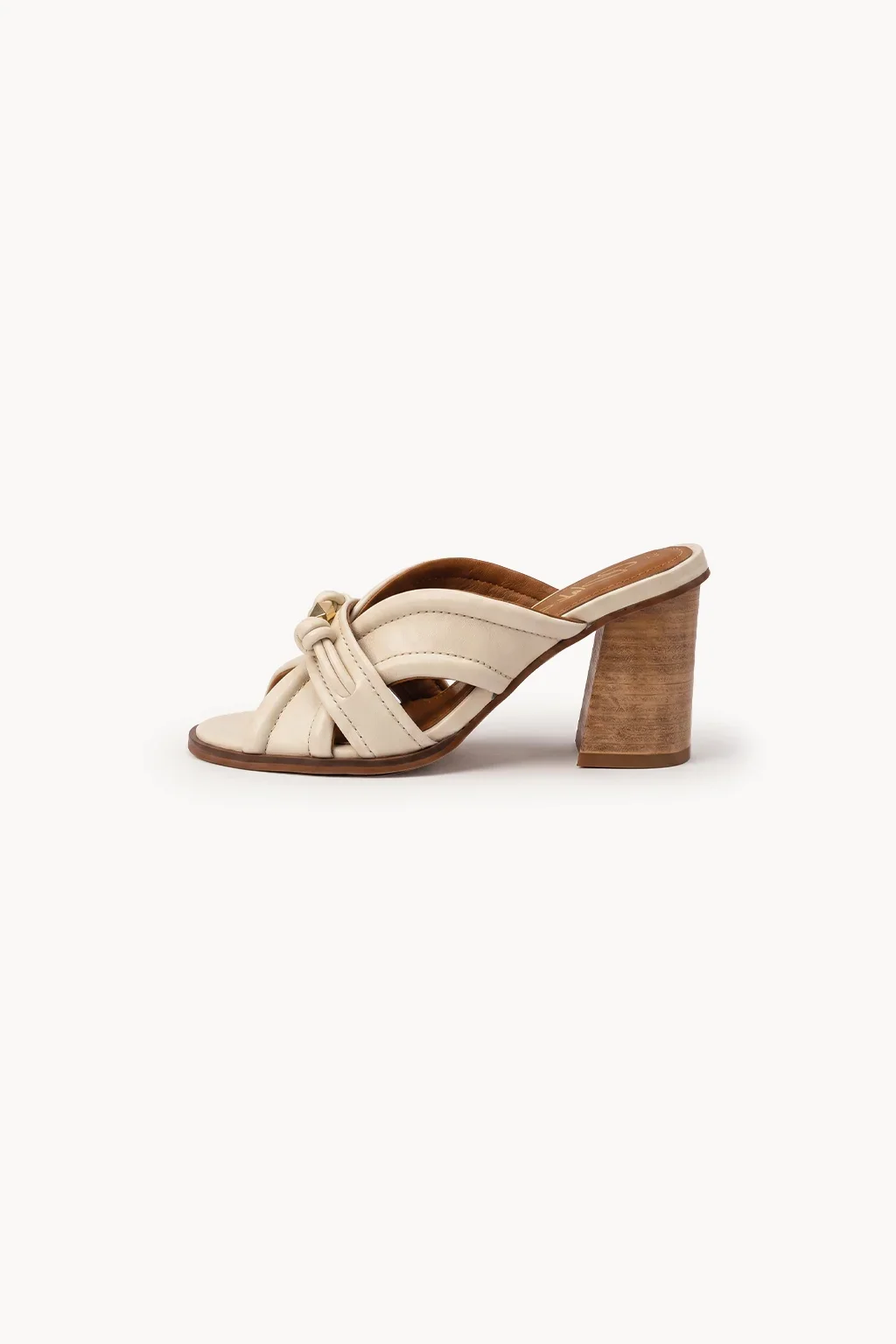 Firenze Nodo Sandalo, Off White — 04 side profile 2