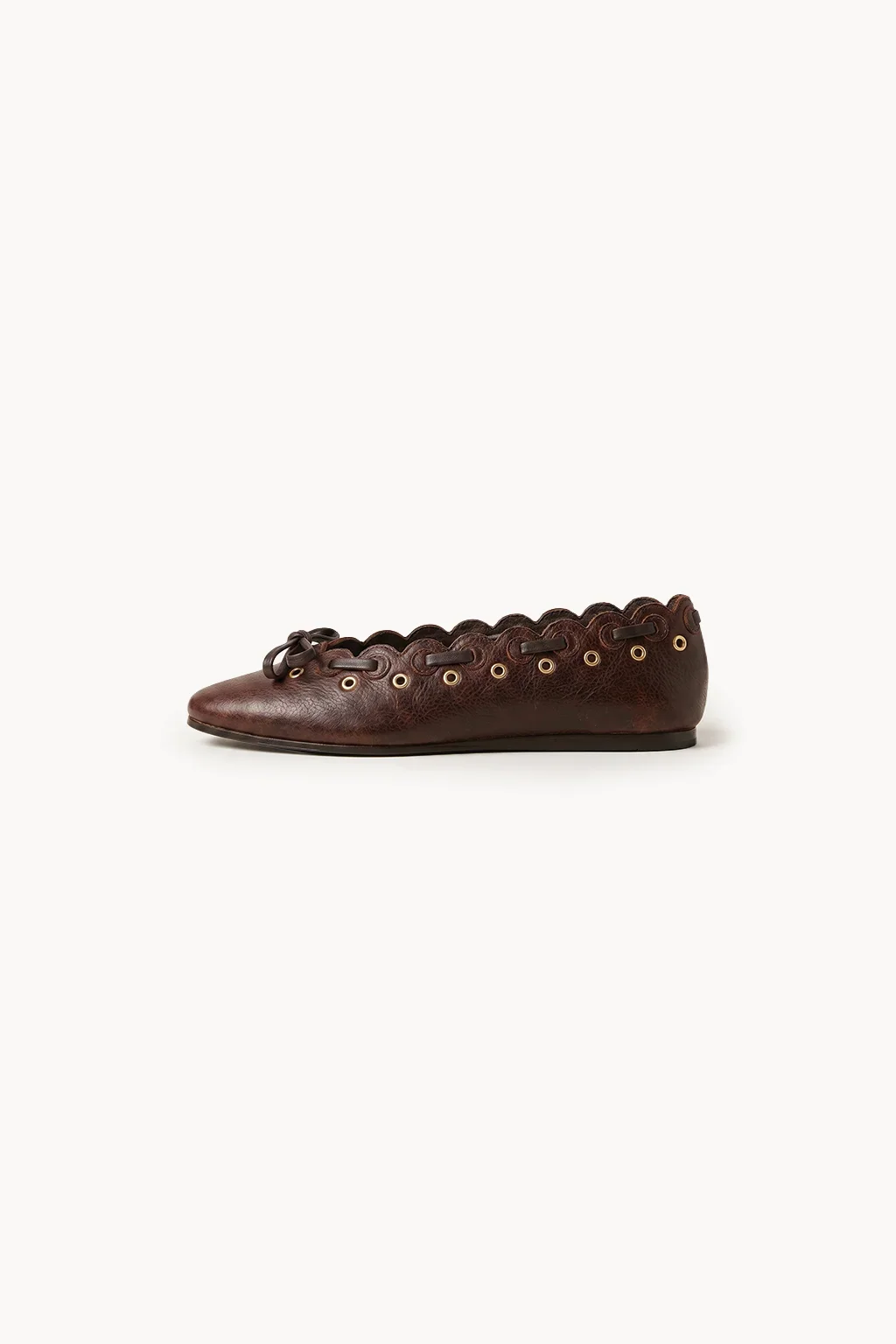 Lusso Fiore Ballerina, Brown — 04 side profile 2