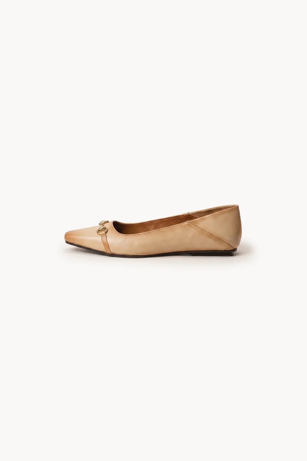 Valeria Atelier Loafer, Ivory & Tan — 04 side profile 2