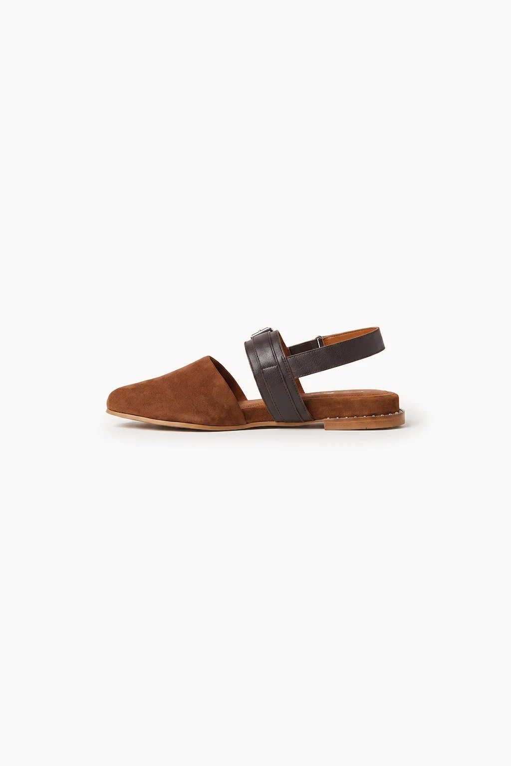 Menorca Artesana Slingback, Brown & Black — 04 side profile 2