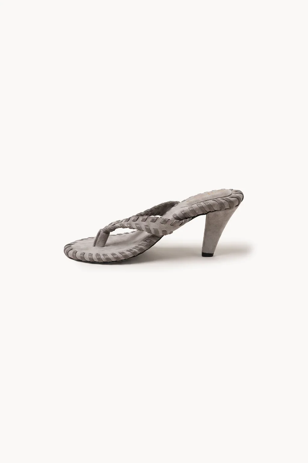 Arena Dorada Heel Sandal, Grey — 04 side profile 2