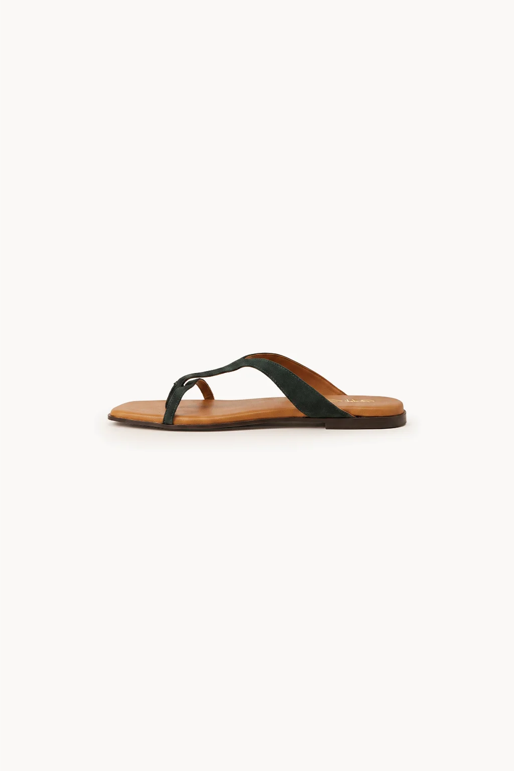 Marbella Infradito Sandal, Green — 04 side profile 2