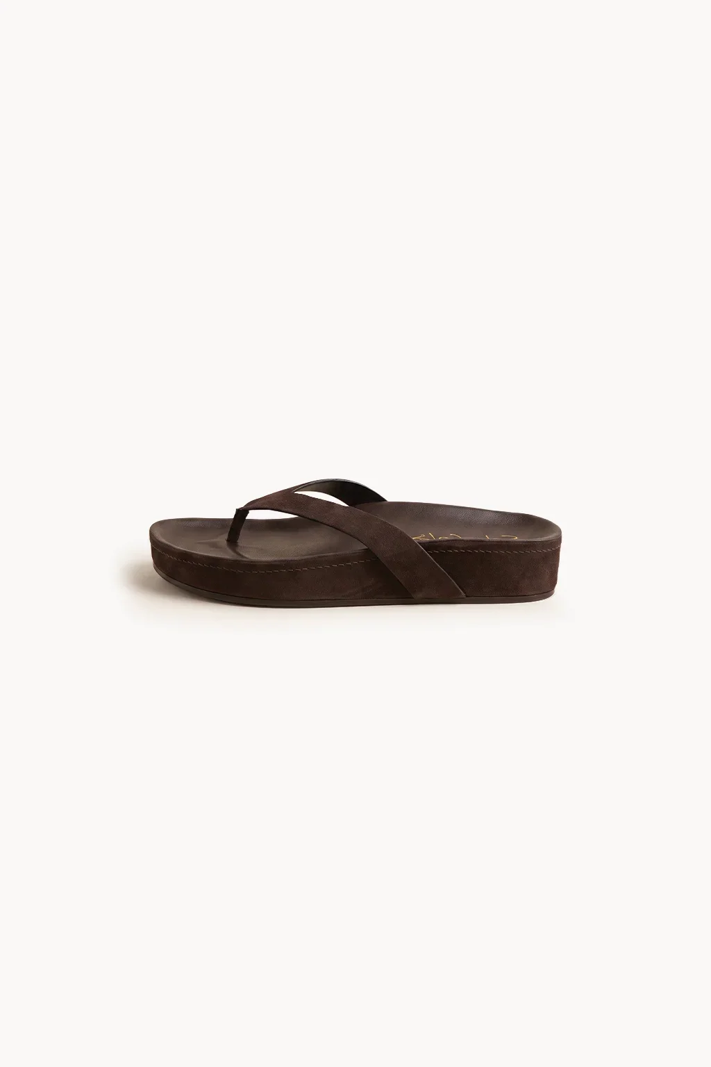 Brisa Eclipse Sandal, Dark Brown — 04 side profile 2