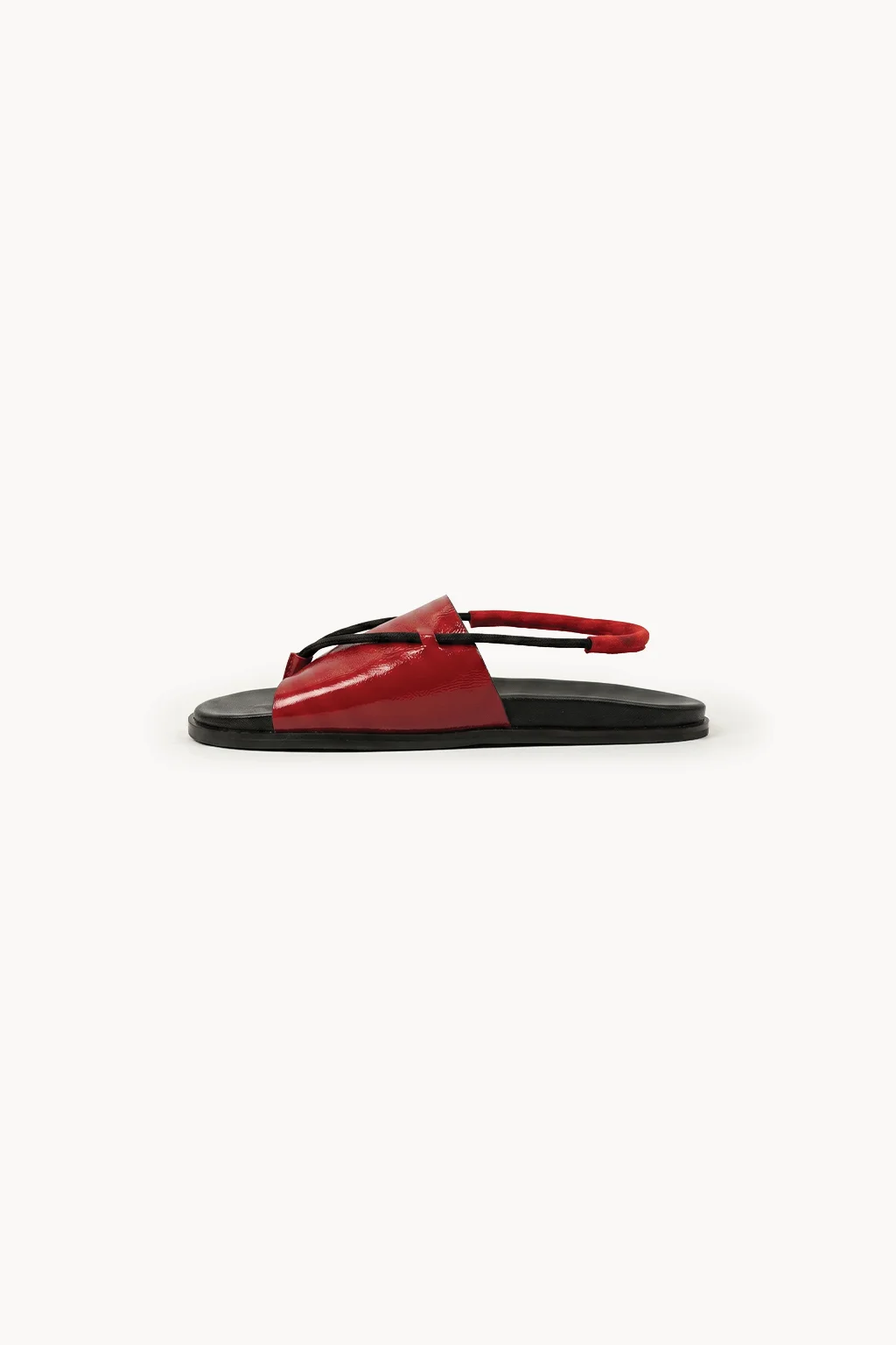 Rojo Soberano Sandal, Red & Black — 04 side profile 2