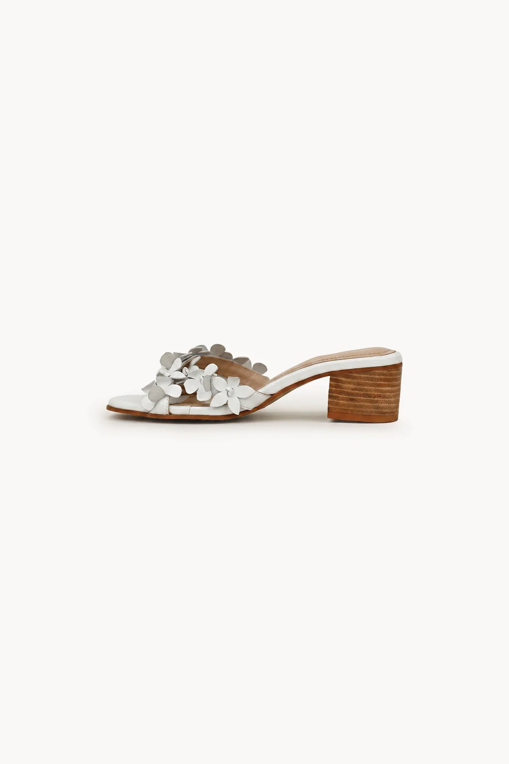 Rosa Bellissima Slide, White — 04 side profile 2
