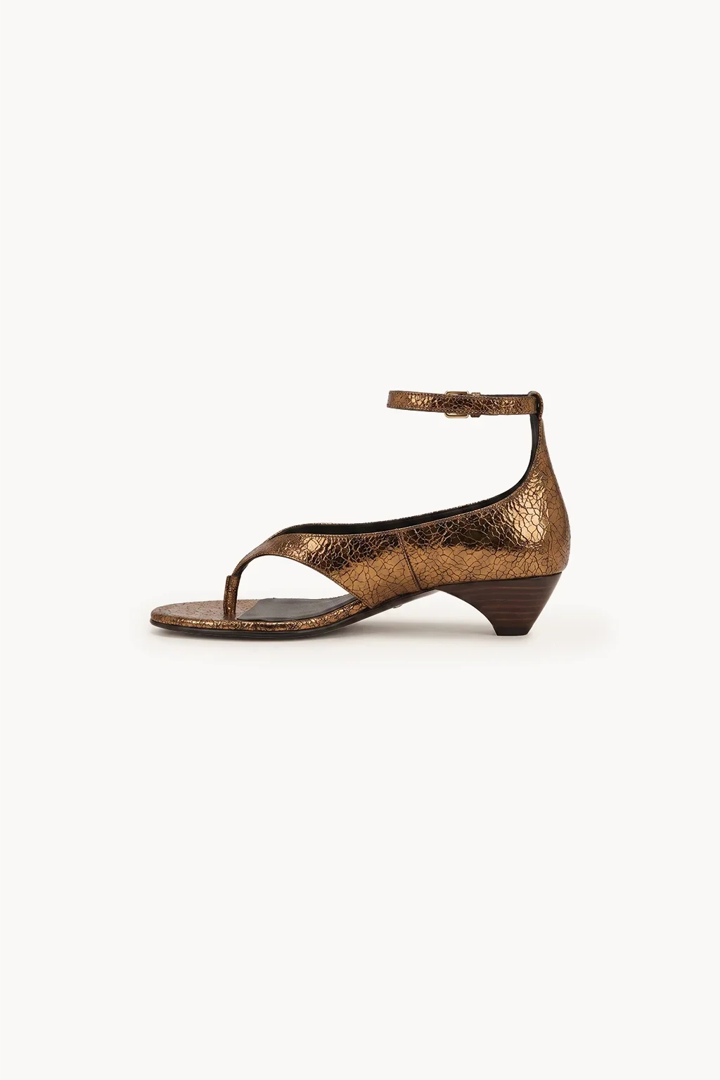 Brisa Marbella Sandal, Antique Gold — 04 side profile 2