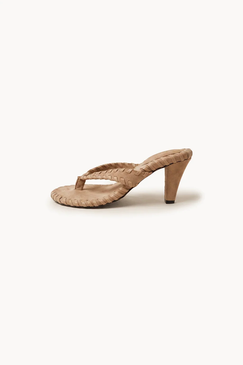 Arena Dorada Heel Sandal, Beige — 04 side profile 2