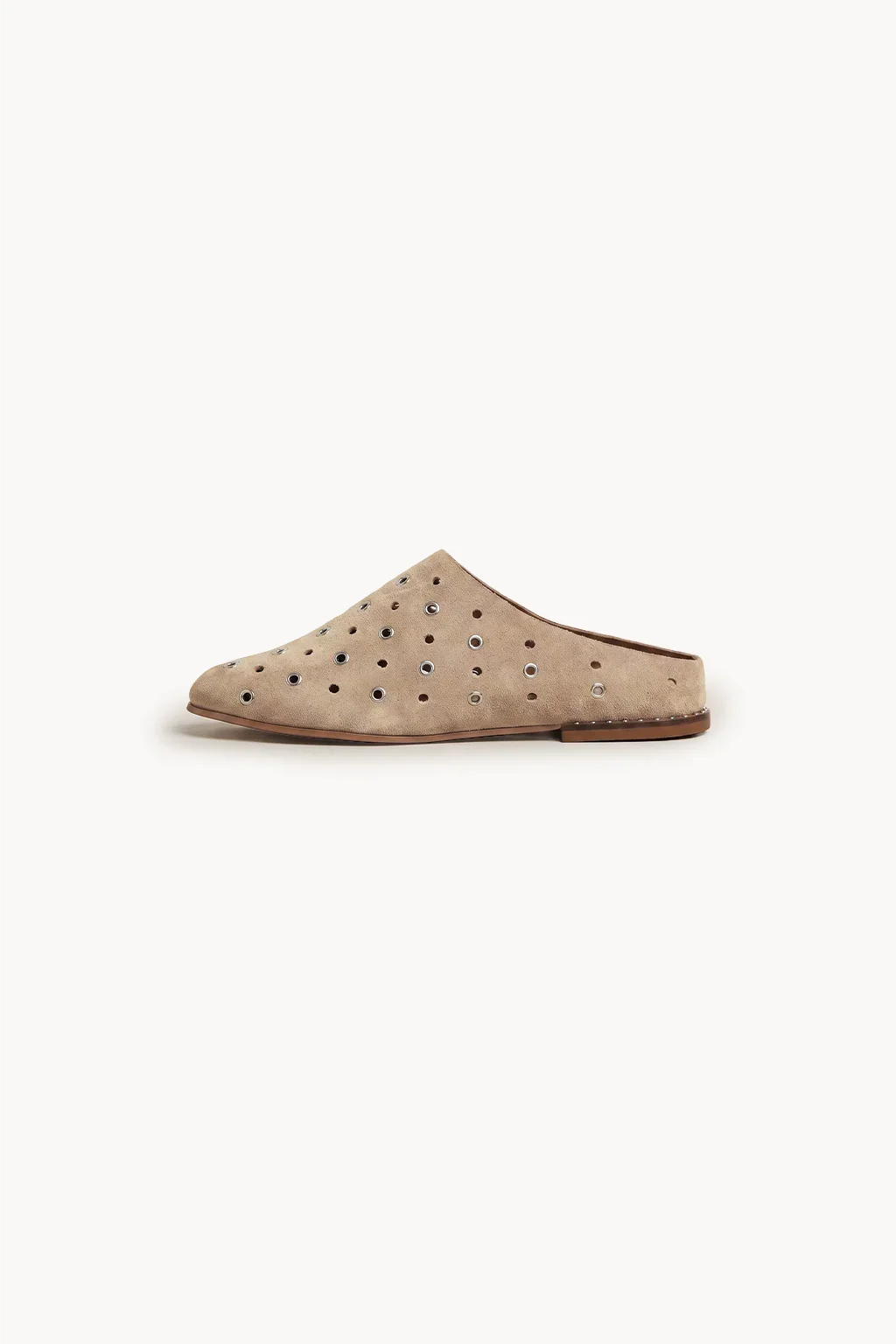 Traforato Luxe Mule, Beige — 04 side profile 2