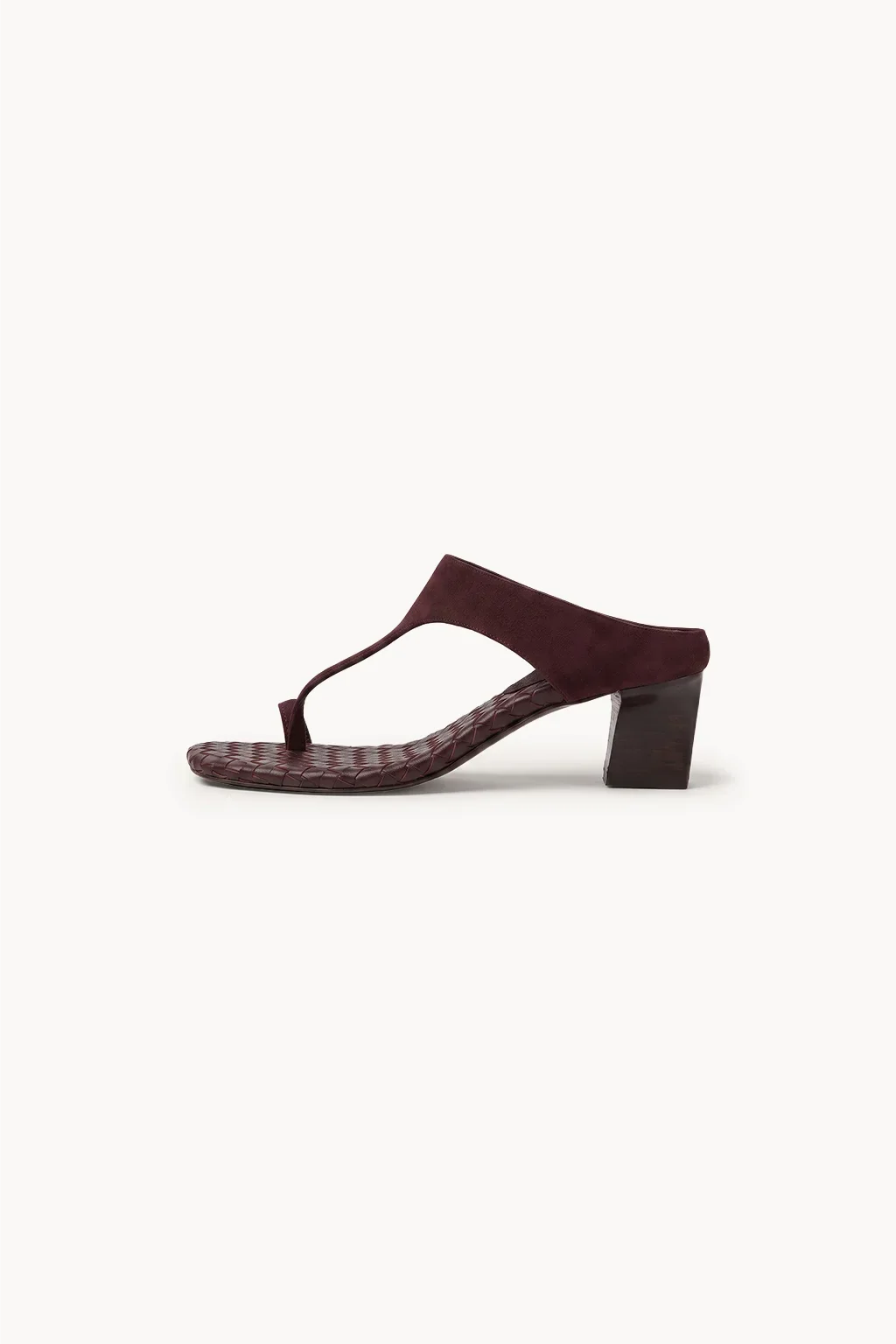 Veneto T-Bar Sandal, Burgundy — 04 side profile 2