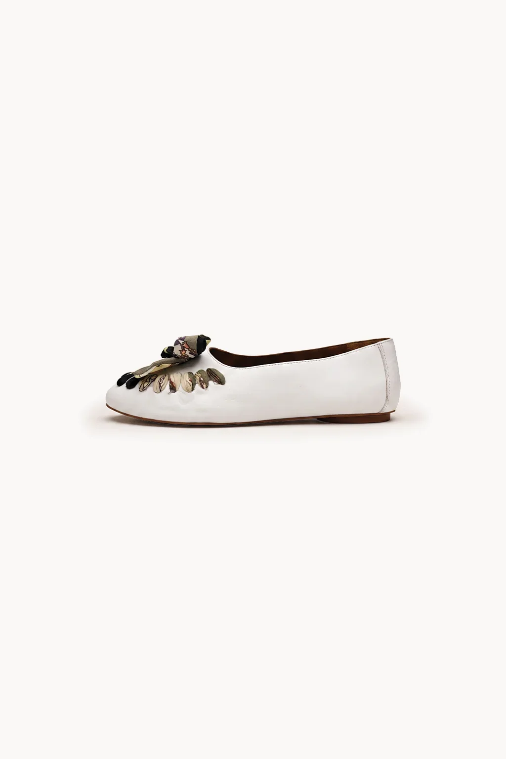 Alma Blanca Ballerina, Off White — 04 side profile 2