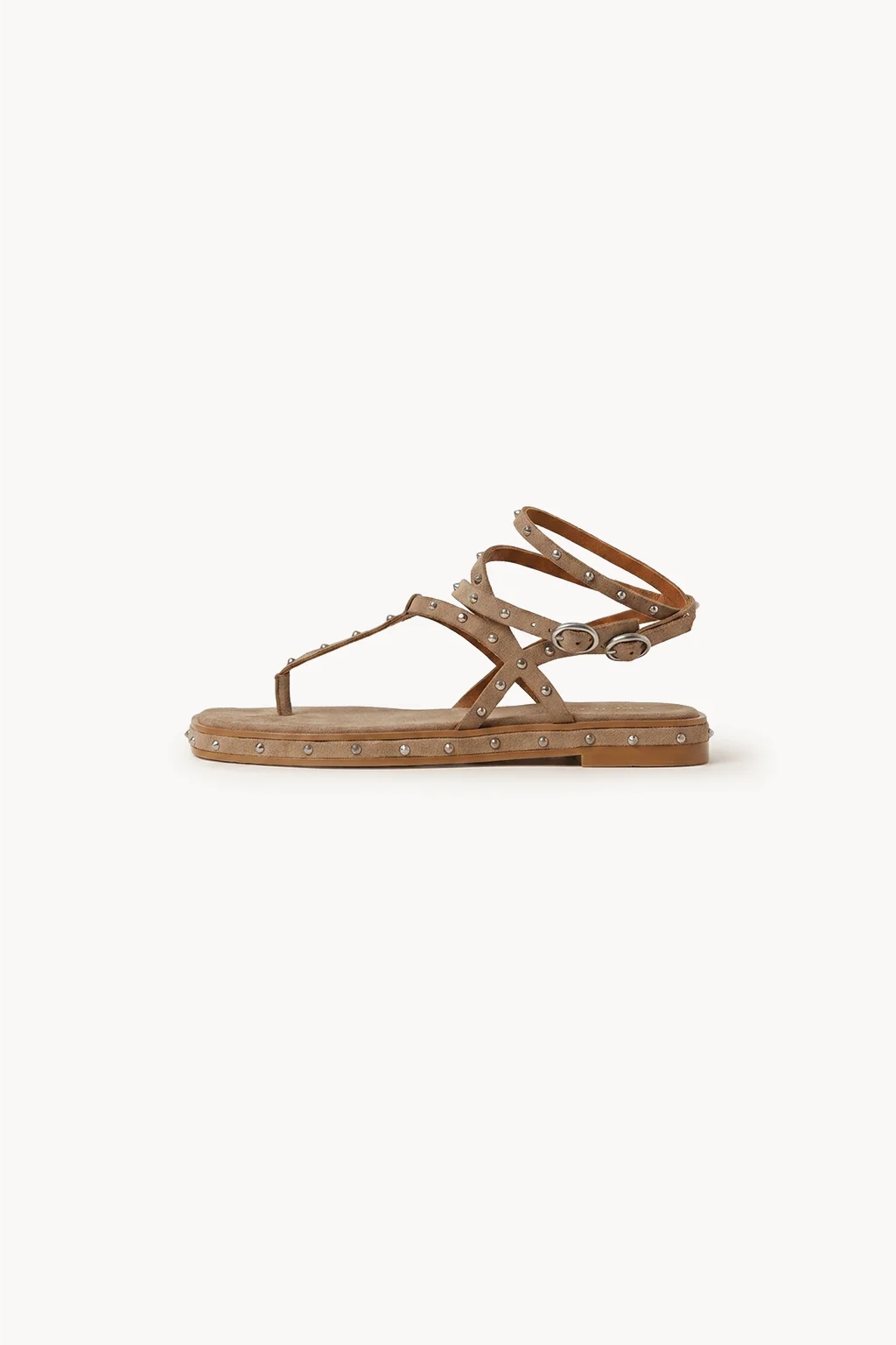 Marbella Gladiadora Sandal, Beige — 04 side profile 2