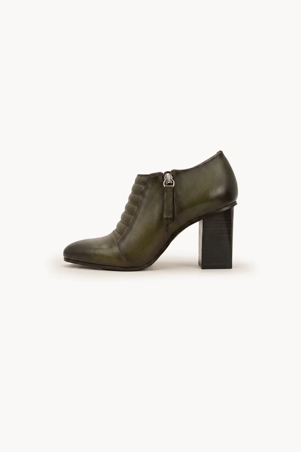 Vera Forma Ankle Boot, Olive — 04 side profile 2