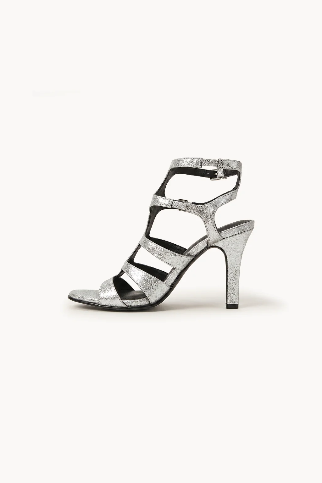 Venezia Eleganza Heel, Silver — 04 side profile 2