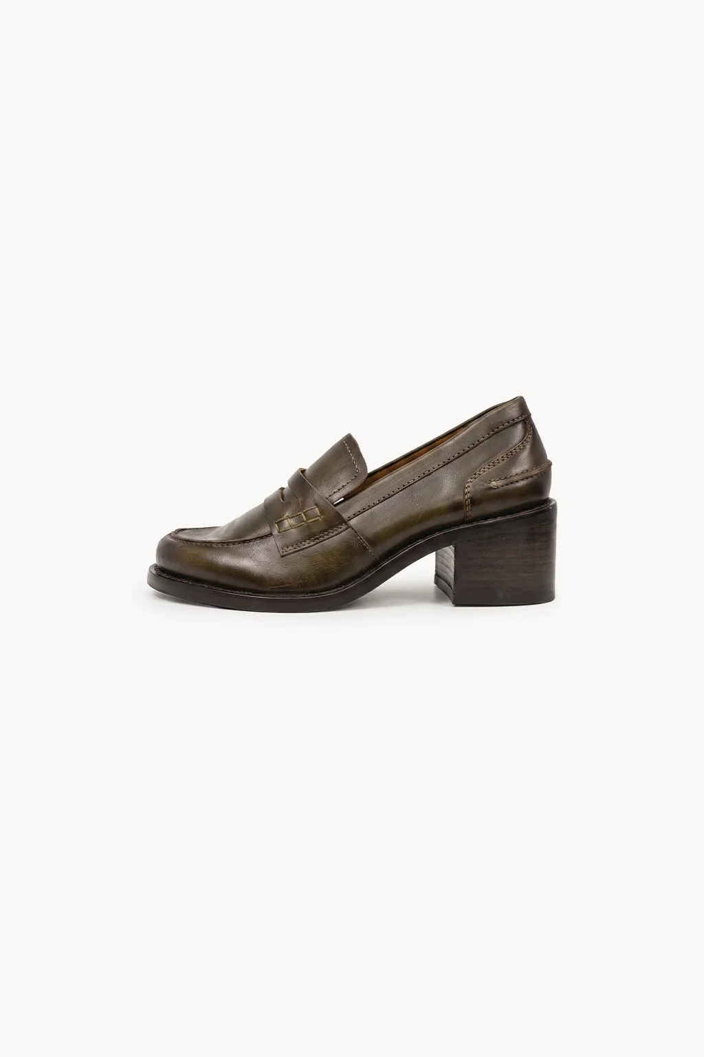 Monarch Weave Loafer, Dark Brown — 04 side profile 2