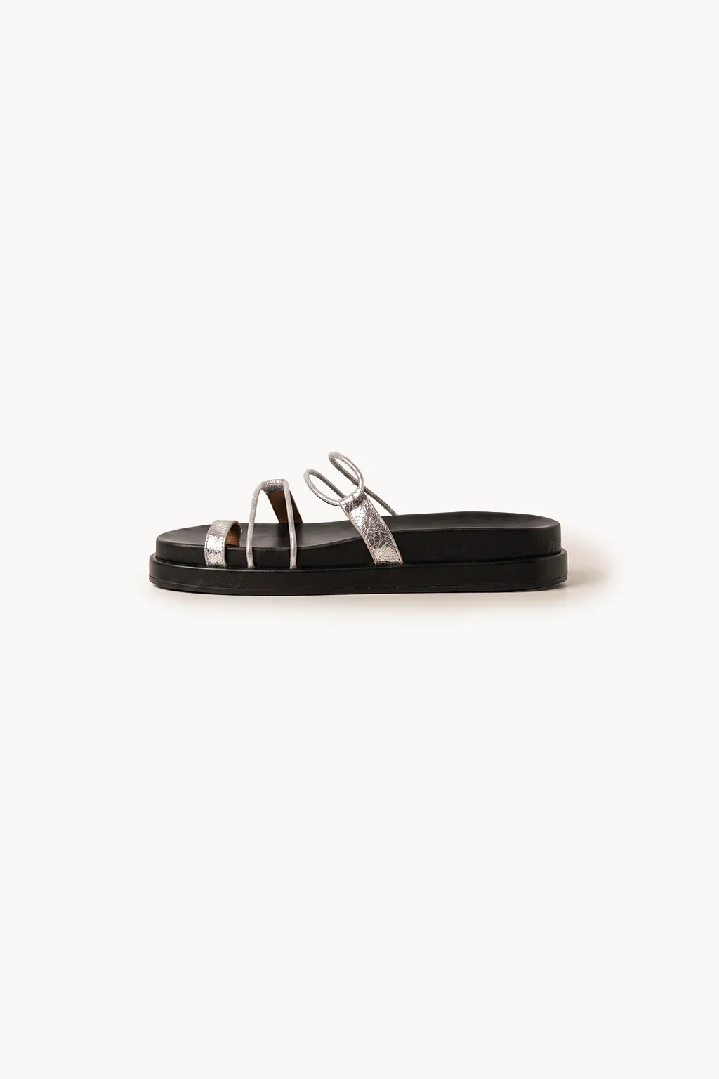 Isla Eclat Slide, Silver — 04 side profile 2