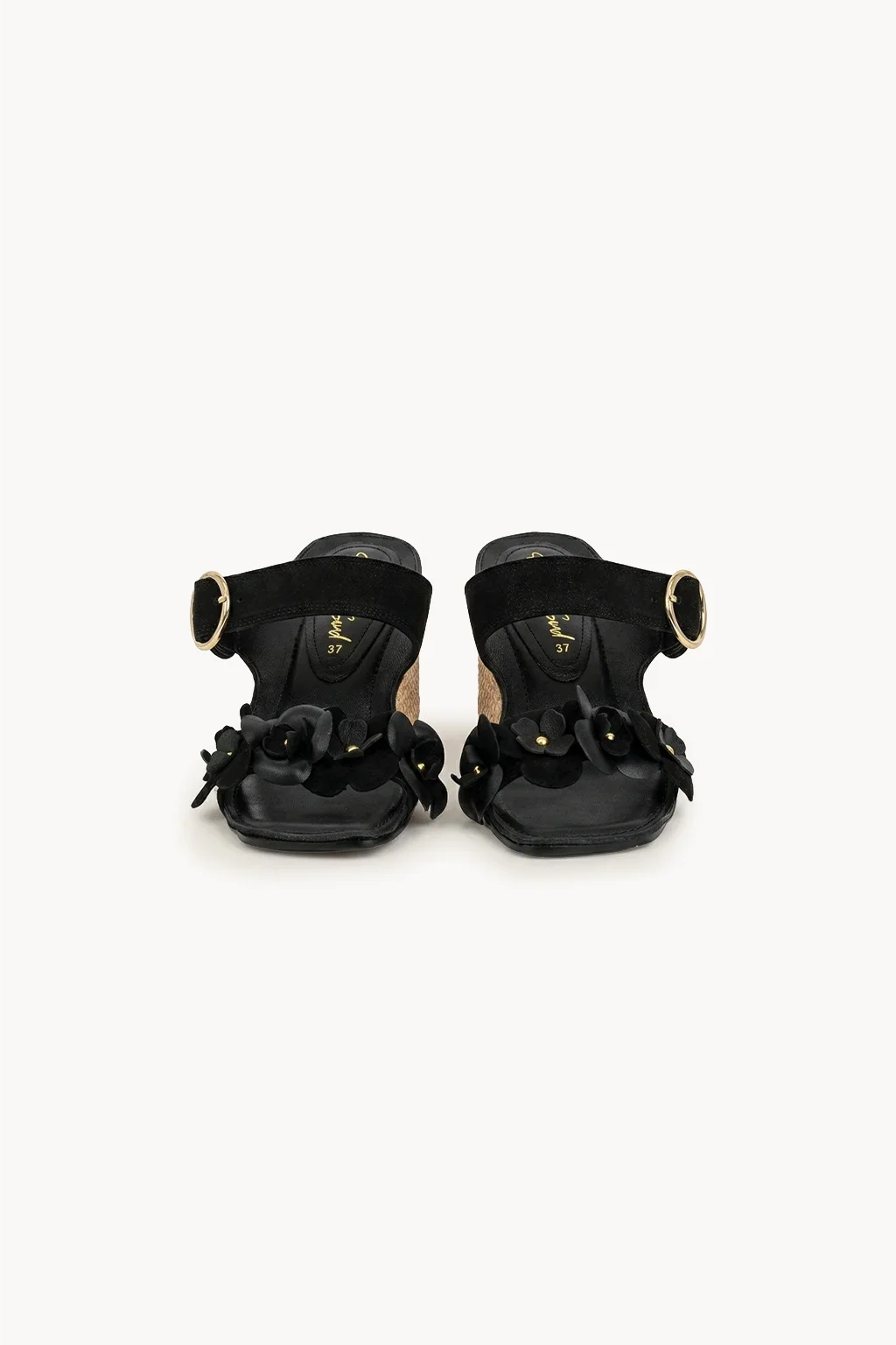 Florencia Block Heel, Black — 01 pair