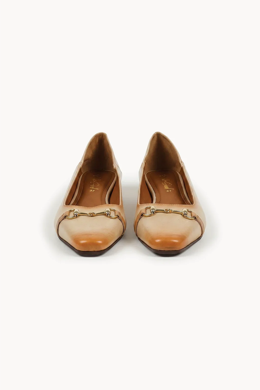 Valeria Atelier Loafer, Ivory & Tan — 01 pair