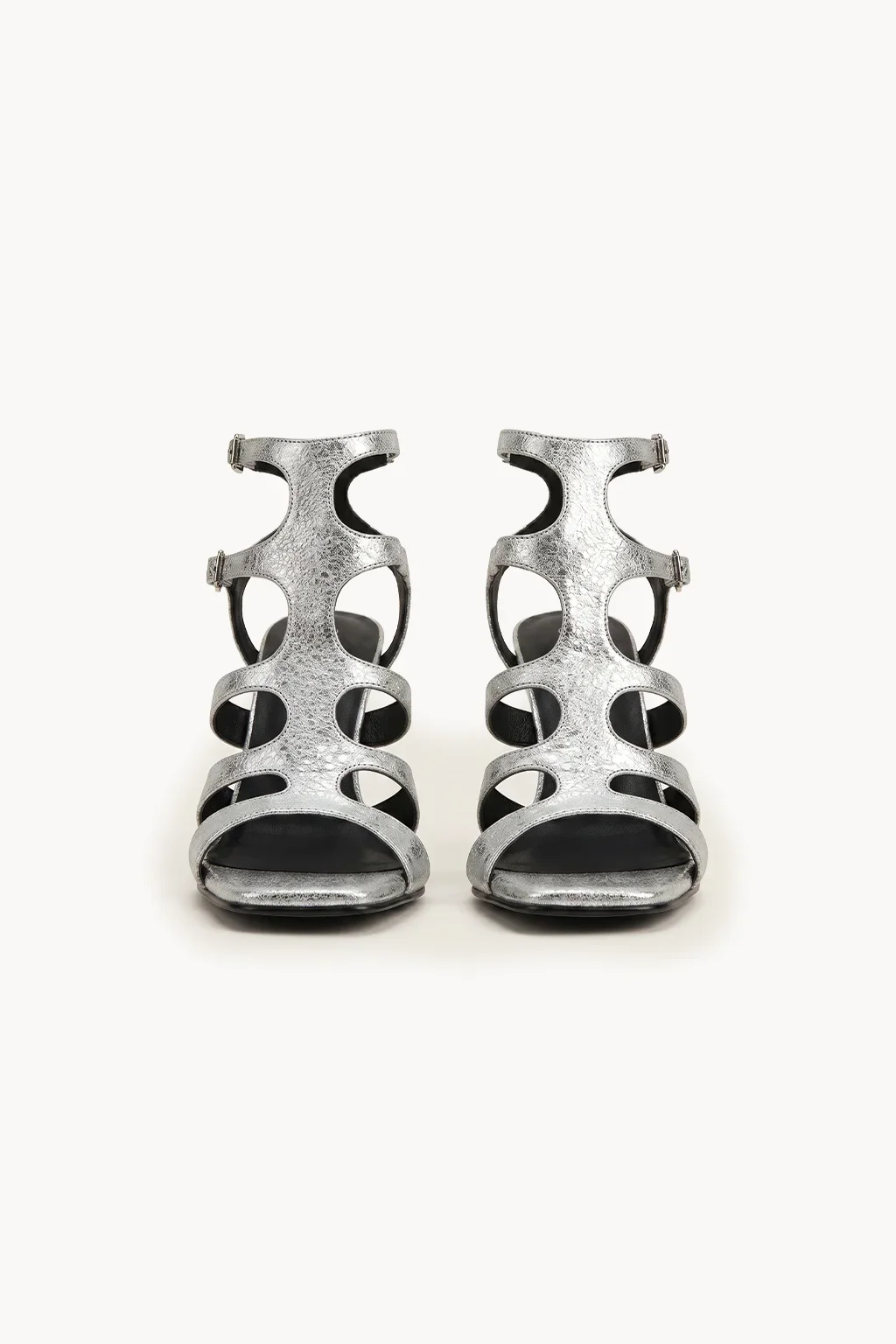 Venezia Eleganza Heel, Silver — 01 pair