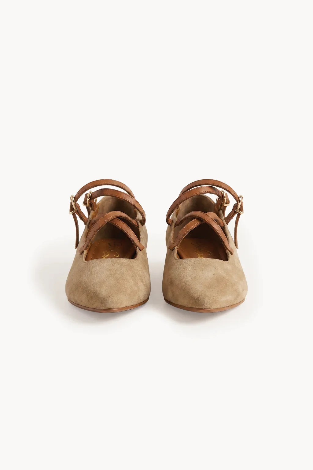 Vero Pelle Mary Jane, Beige — 01 pair