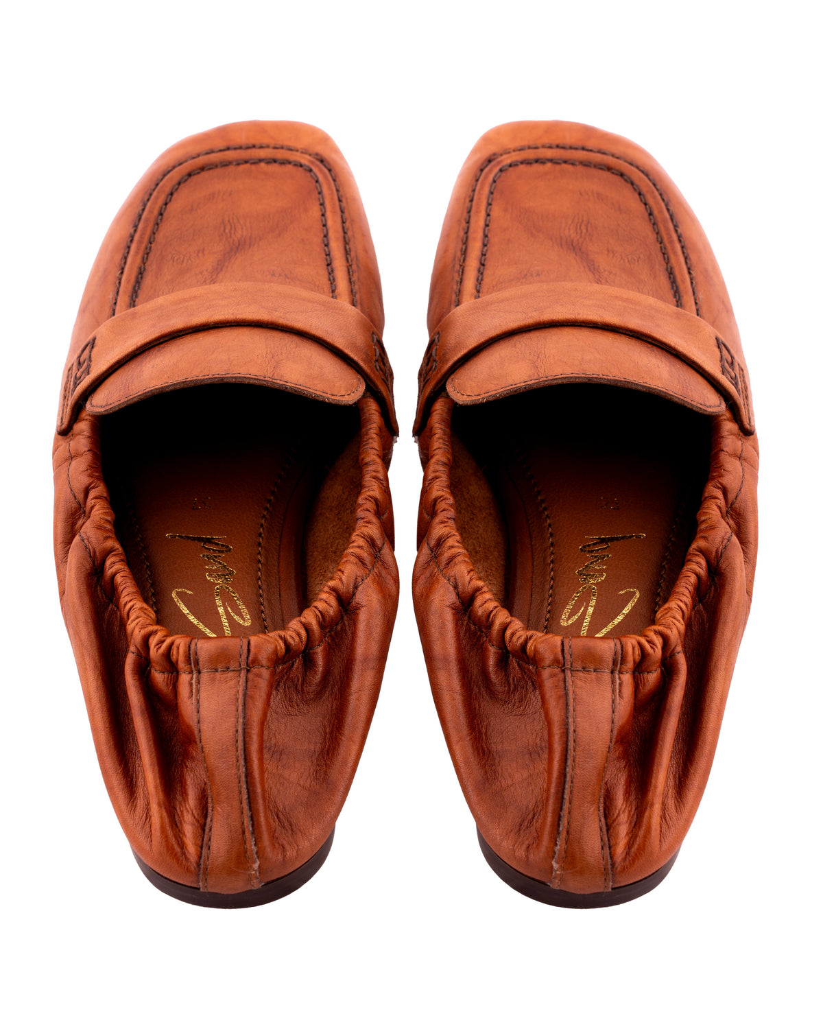 Calm Loafer, Tan — 04 three-quarter