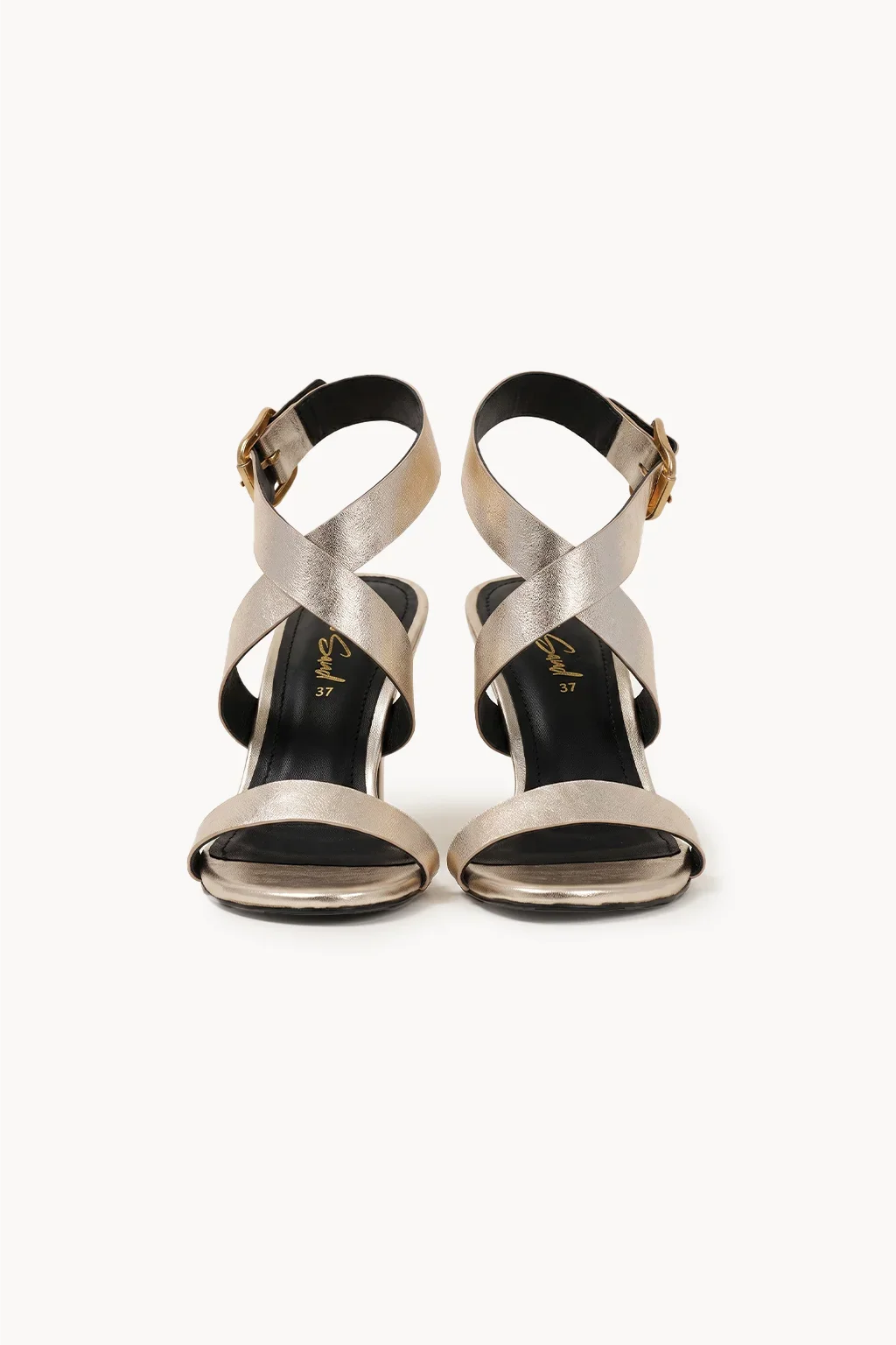 Sevilla Cruz Stiletto, Pale Gold — 01 pair