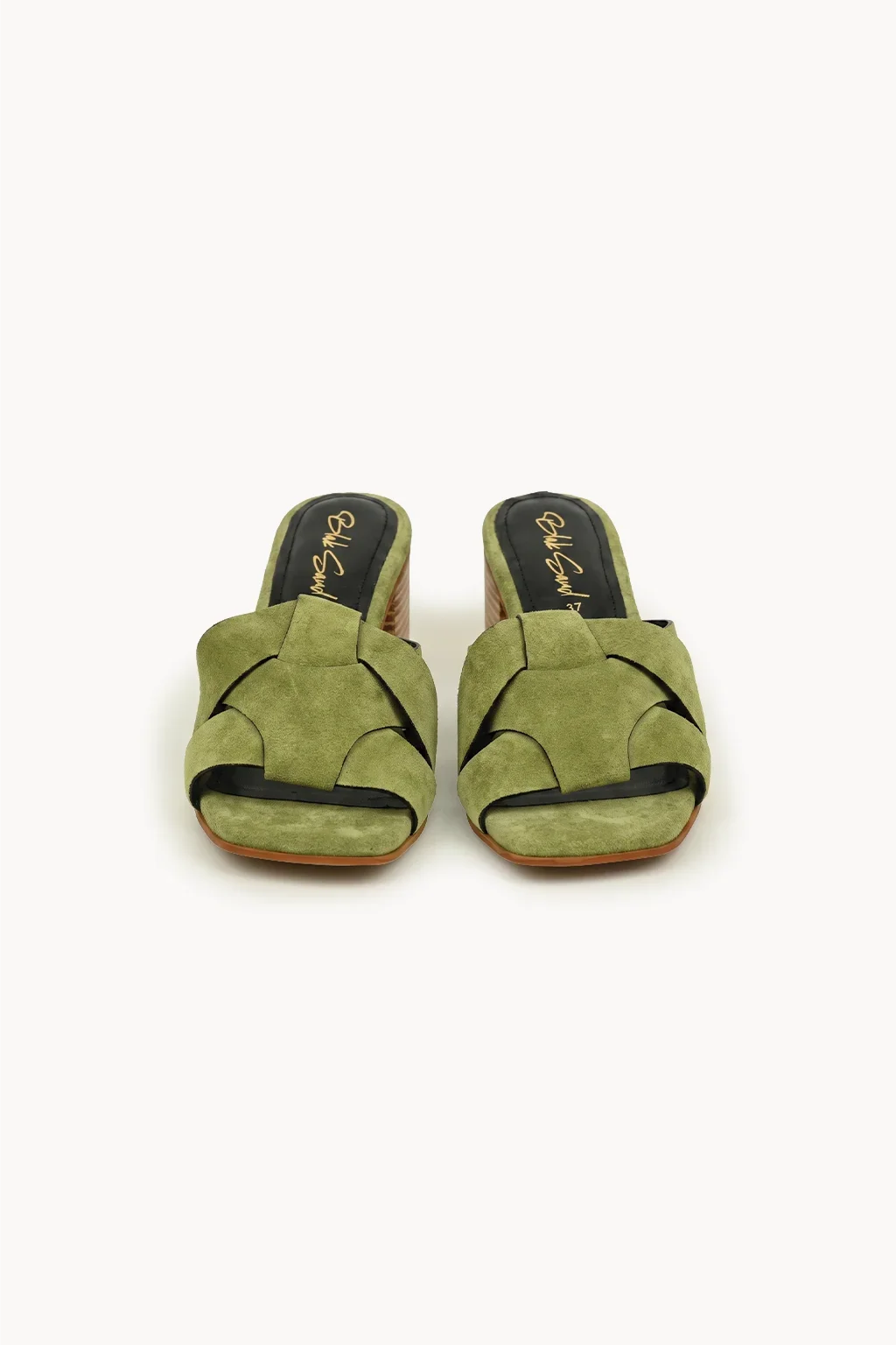 Killarney Cascade Heel, Olive — 01 pair