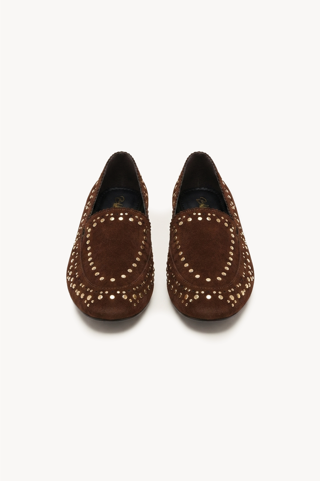Granada Studded Loafer, Mocha — 01 pair