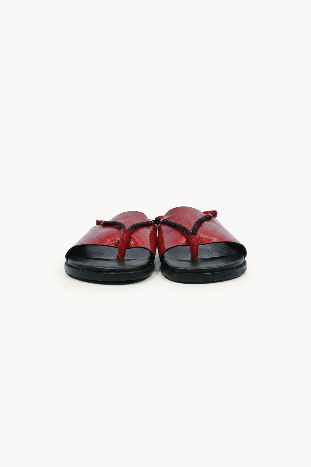 Rojo Soberano Sandal, Red & Black — 01 pair